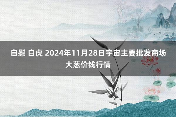 自慰 白虎 2024年11月28日宇宙主要批发商场大葱价钱行情