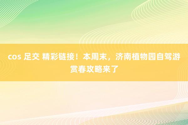 cos 足交 精彩链接！本周末，济南植物园自驾游赏春攻略来了