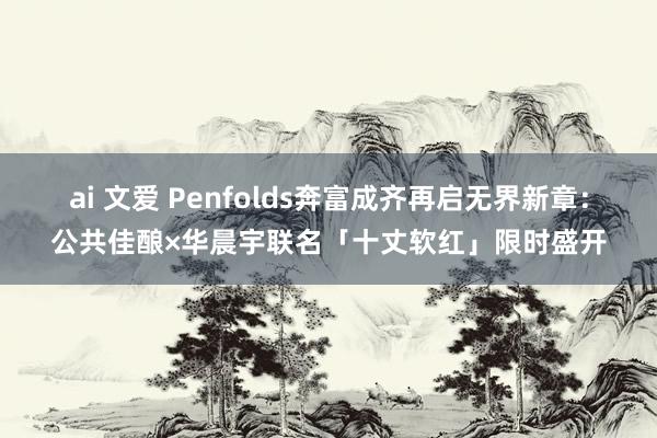 ai 文爱 Penfolds奔富成齐再启无界新章：公共佳酿×华晨宇联名「十丈软红」限时盛开