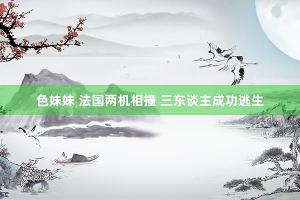 色妹妹 法国两机相撞 三东谈主成功逃生